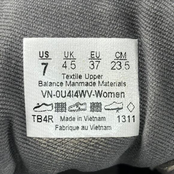 🔴 VANS ATWOOD CANVAS Women`s Size 7 Grey White Comfort Walking Shoes TB4R - Picture 8 of 8